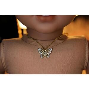 18 Inch Doll Butterfly Necklace